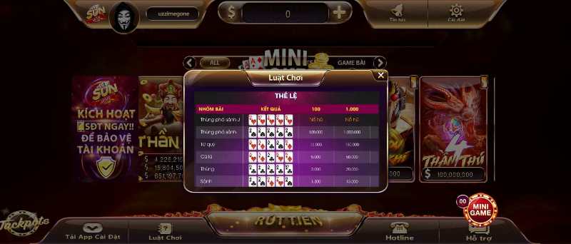 Sunwin chia sẻ cách chơi mini poker