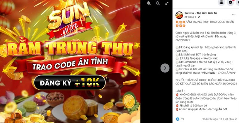 Giftcode Sunwin hấp dẫn khi tham gia game đổi thưởng